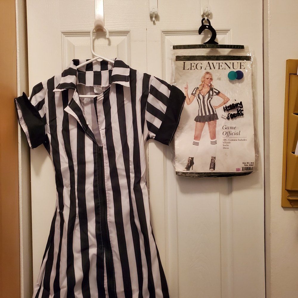 Leg Avenue Striped Referee Dress
